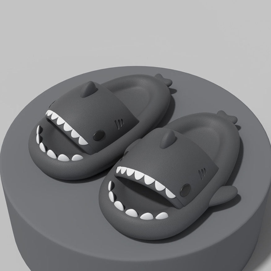 Chunky Platform Shark Shaped Slides