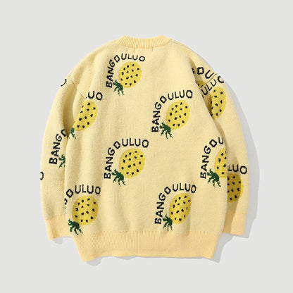 Fruit Print Sweater