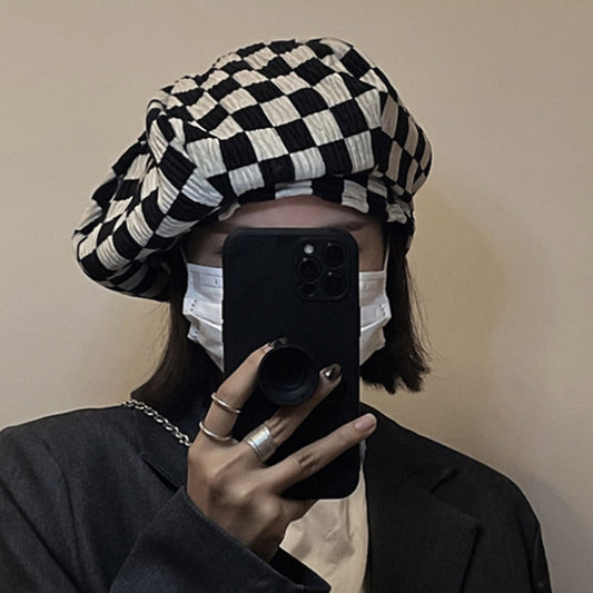 Checkerboard Beret