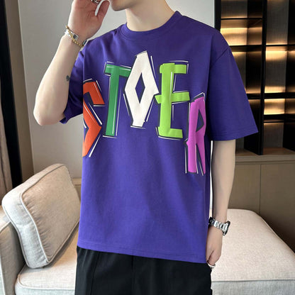 Colorful Letter Graphic Tee