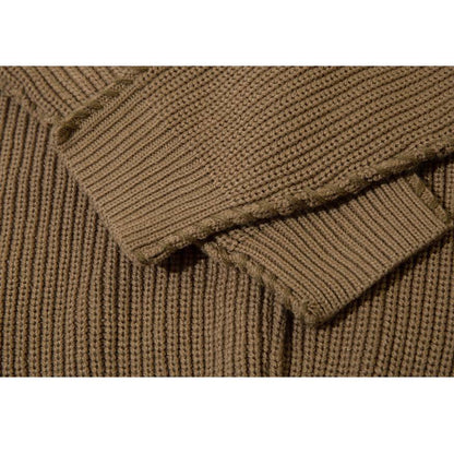 Geometry Label Turtleneck Sweater