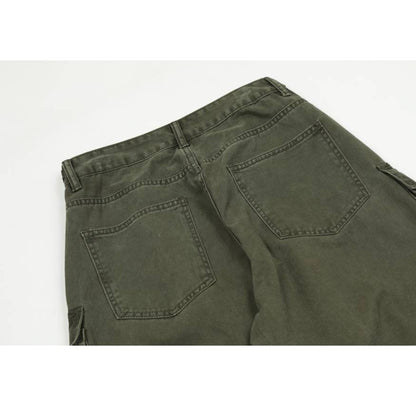 Three-Dimensional Patch Pocket Cargo Pants