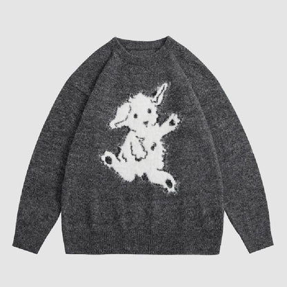 Dancing Goat Pattern Sweater