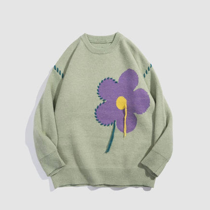 Tassel Flower Pattern Sweater