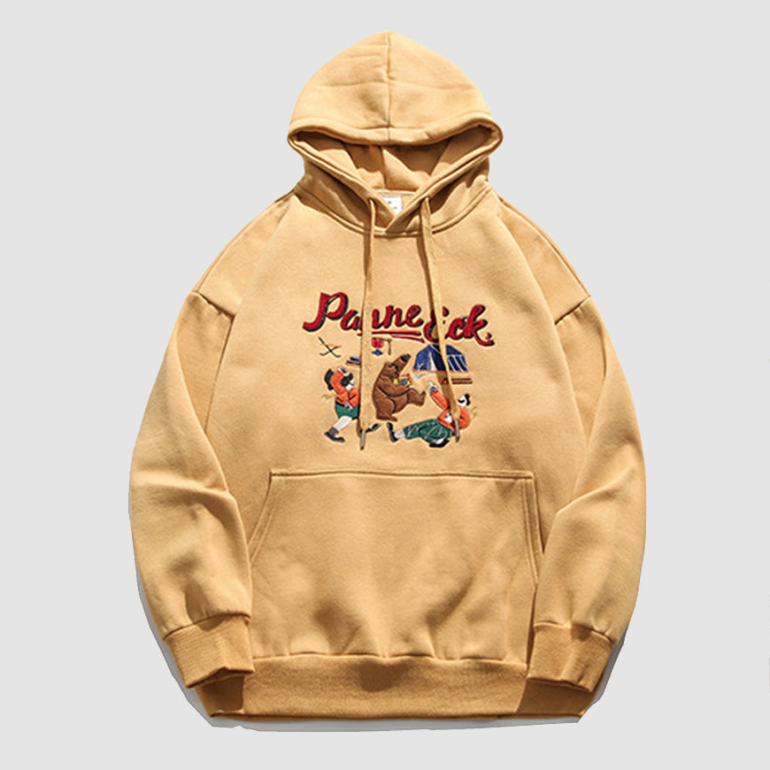 Cartoon Embroidery Hoodie