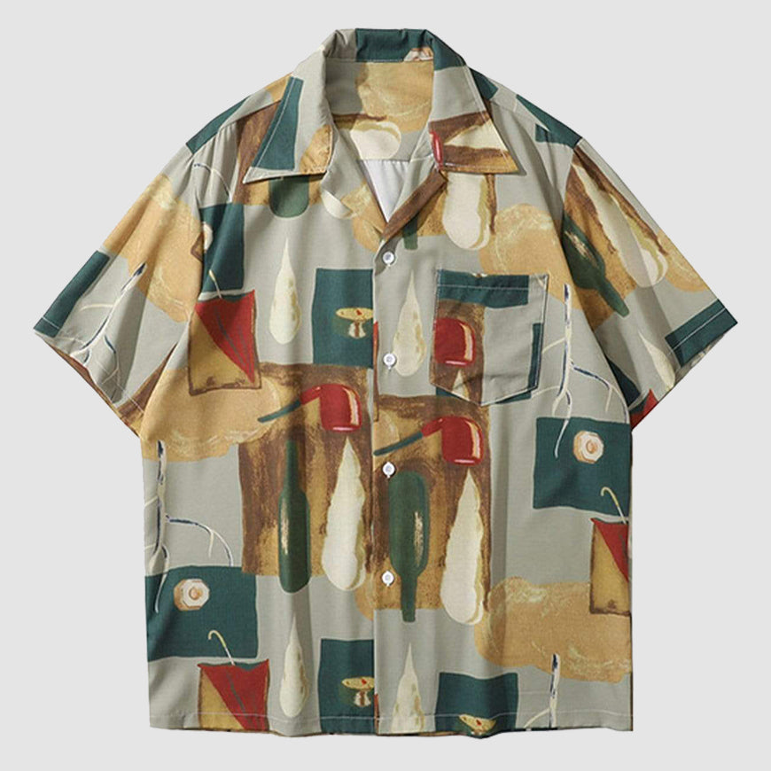 Bottle Oil Painting Shirt