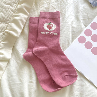 Cute Strawberry Socks