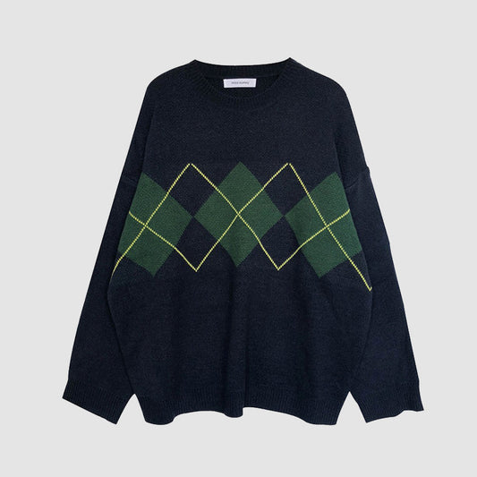 Argyle Japanese Sweater