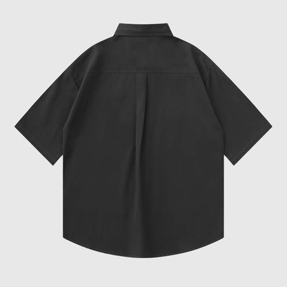 Unique Shoulder Tie Shirt